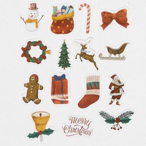 46 pcs Christmas Stickers